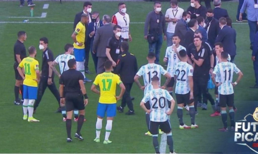 &lt;p&gt;05. 09. 2021 - Prekinuta utakmica u Brazilu, igrači Argentine otišli u svlačionicu&lt;/p&gt;

