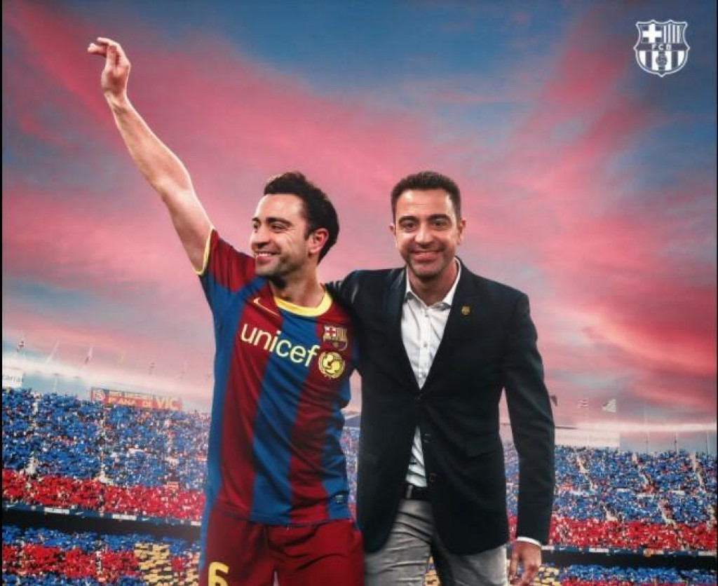 &lt;p&gt;Barcelona predstavila Xavija!&lt;/p&gt;

