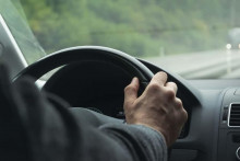 &lt;p&gt;Man driving car. Traveling by car on the road. Man driving car in highway.Travel by car in highway. Car. Travel. Man hand holding car steering wheel. Road trip traveling&lt;/p&gt;
