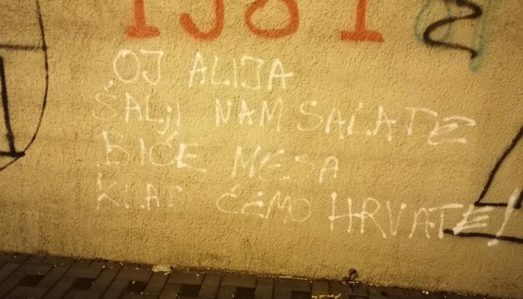 &lt;p&gt;Grafit u mostarskom naselju Vrapčići&lt;/p&gt;
