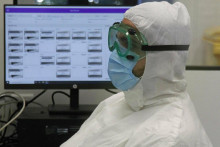 &lt;p&gt;epa08574218 A person works on polymerase chain reaction (PCR) testing samples for coronavirus detection in the Fire Eye laboratory in Nis, Serbia, 30 July 2020. The laboratory was a donation from the Chinese Government and will be able to process approximately 1,000 samples a day. The laboratory was officially opened on 30 July and is the second of its kind in Serbia. EPA-EFE/Djordje Savic&lt;/p&gt;

