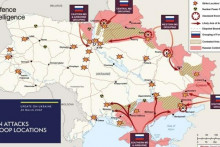 &lt;p&gt;Mapa ruske invazije 26. ožujka 2022.&lt;/p&gt;
