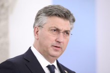 02.02.2022., Zagreb - Na konferenciji za medije odrzanoj u Saboru o sjednici Odbora za nacionalu sigurnost govorio je premijer Andrej Plenkovic.
&lt;br&gt; Photo: Patrik Macek/PIXSELL