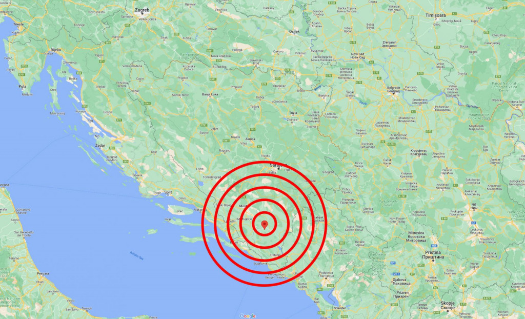 &lt;p&gt;Mostar, 22.04.2022 - Vrlo snažan potres pogodio je u petak u 23,08 sati područje Hercegovine s magnitudom 5,8 stupnjeva Richterove ljestvice, a osjetio se u većem dijelu BiH i Dalmacije, navodi se u prvome izvješću Euromediteranskog seizmološkog centra (EMSC).&lt;br /&gt;
&lt;br /&gt;
Epicentar potresa bio je 19 kilometara istočno od Stoca u istočnom dijelu Hercegovine, precizira se u izvješću EMSC-a. Potres se dogodio na dubini od dva kilometra. Tlo se treslo više sekunda, s magnitudom 5,8 stupnjeva Richtera.&lt;/p&gt;
