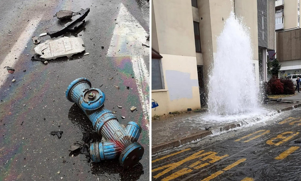&lt;p&gt;Voda šikljala u zrak: Autom se zabio u hidrant, vatrogasci podijelili fotografije&lt;/p&gt;
