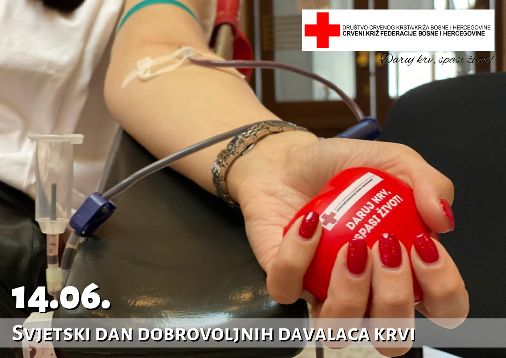 &lt;p&gt;Svjetski dan dobrovoljnih darivatelja krvi: Daruj krv, spasi život&lt;/p&gt;
