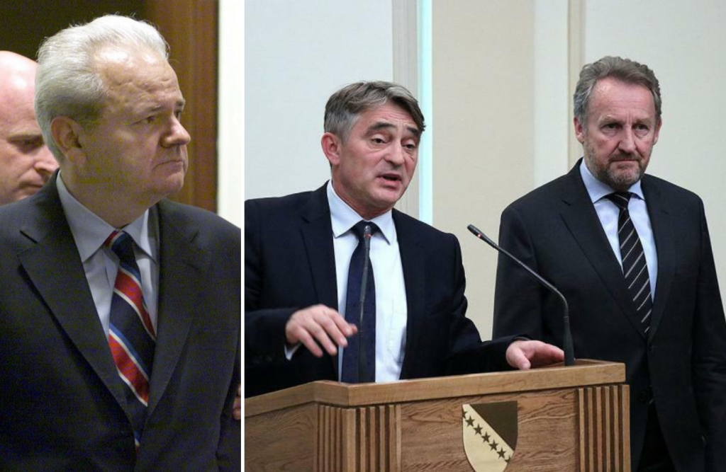 &lt;p&gt;Slobodan Milošević, Željko Komšić and Bakir Izetbegović&lt;/p&gt;
