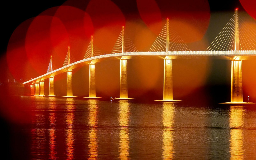 &lt;p&gt;25.07.2022., Klek - Testiranje rasvjete Peljeskog mosta ususret sutrasnjem velikom otvorenju. Photo: Milan Sabic/PIXSELL&lt;/p&gt;
