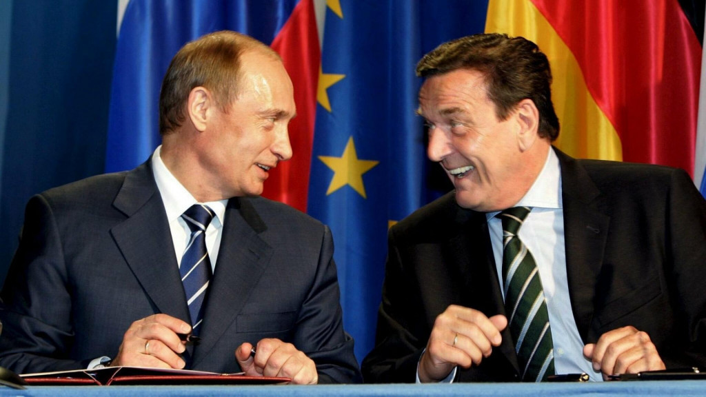 &lt;p&gt;Vladimir Putin i Gerhard Schroeder&lt;/p&gt;
