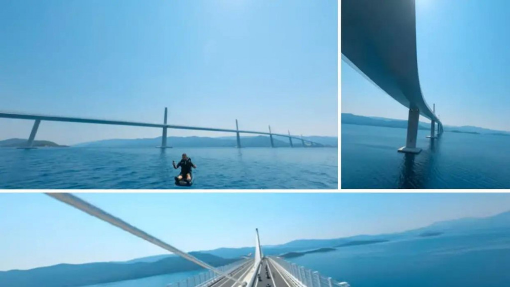 &lt;p&gt;Pelješki most kakvog još niste vidjeli: Mostarci napravili spektakularnu snimku&lt;/p&gt;
