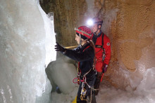 &lt;p&gt;Sjeverni Velebit, 10.08.2022 - Međunarodna speleološka ekspedicija, koja drugi tjedan istražuje 15 jama u najzaštićenijim dijelovima hrvatske prirode, na Velebitu, uočila je ubrzano otapanje leda u podzemlju, što je povezala s ”klimatskim uvjetima”. Na slici led u Lukinoj jami. foto HINA/SO Velebit/ ik&lt;/p&gt;
