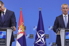 &lt;p&gt;Vučić i Stoltenberg u Bruxellesu&lt;/p&gt;
