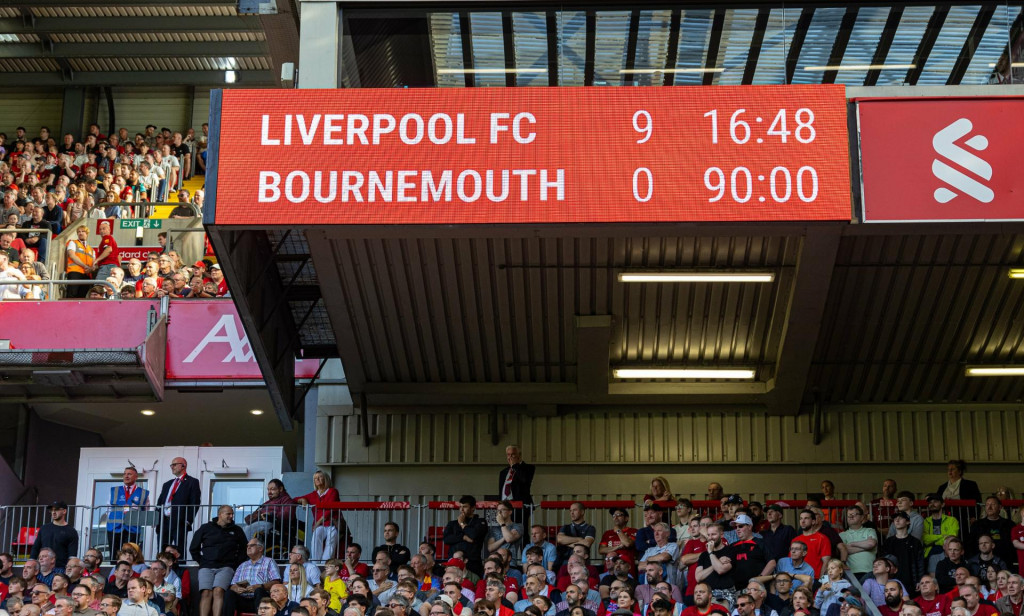 &lt;p&gt;Liverpool - Bournemouth&lt;/p&gt;

