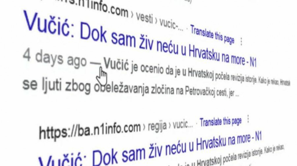 &lt;p&gt;Google ”zatrpan” izjavama srbijanskih političara o bojkotu hrvatskog mora&lt;/p&gt;
