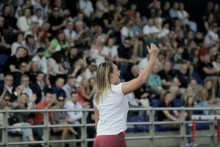 &lt;p&gt;Zagreb,11.09.2022.- Međunarodni atletski miting ”Memorijal Boris Hanžeković”.Na lici Sandra Perović.foto&lt;/p&gt;
