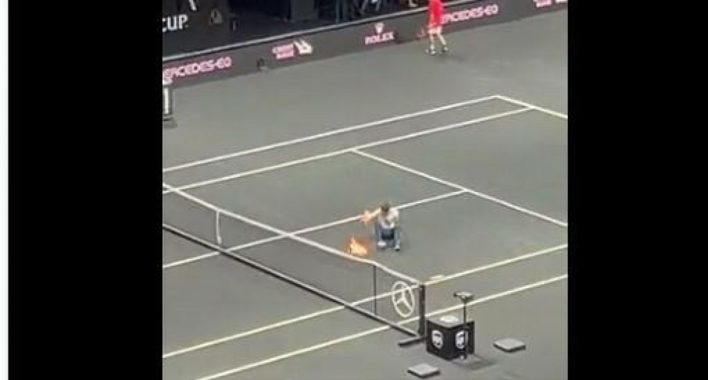 &lt;p&gt;Prosvjednik se zapalio pred Federerom, Đokovićem i Nadalom&lt;/p&gt;
