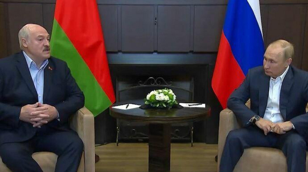 &lt;p&gt;Lukašenko i Putin na današnjem sastanku&lt;/p&gt;
