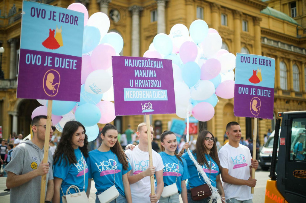 &lt;p&gt;14.05.2022., Zagreb - Odrzan Hod za zivot u znak potpore svakom rodjenom i nerodjenom djetetu, njegovoj majci, ocu i svakoj obitelji.&lt;/p&gt;
