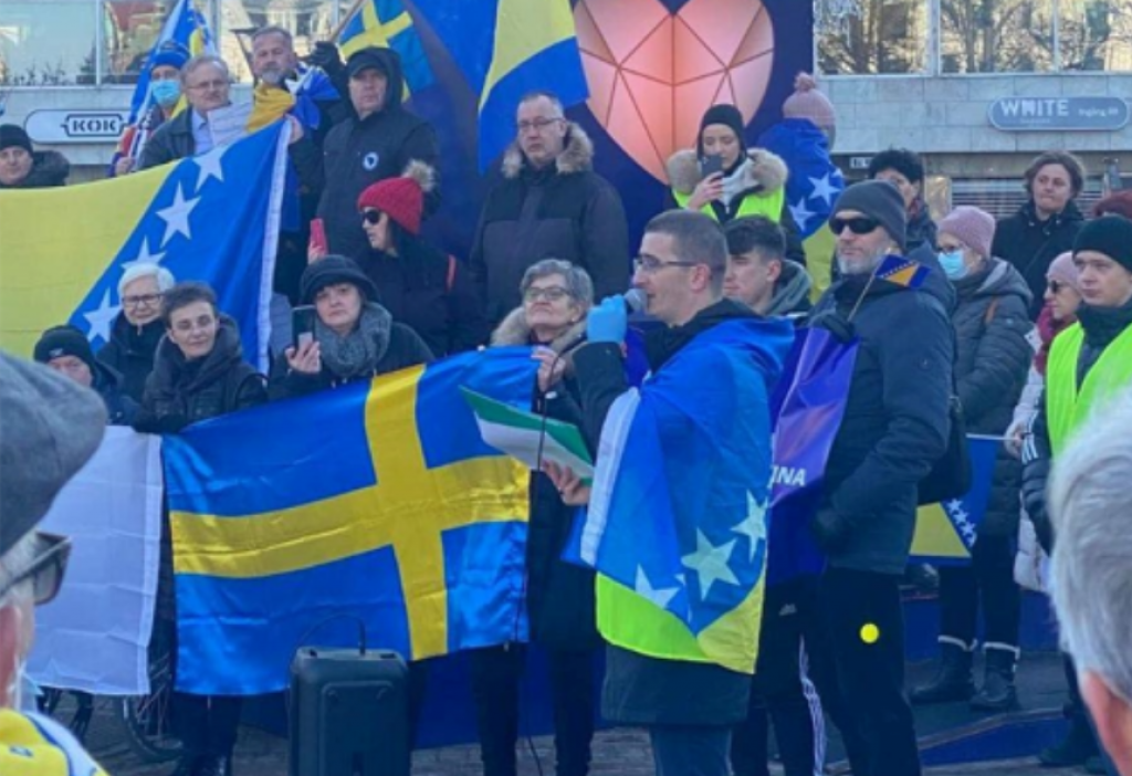 &lt;p&gt;Prosvjed bh. građana u Švedskoj&lt;/p&gt;
