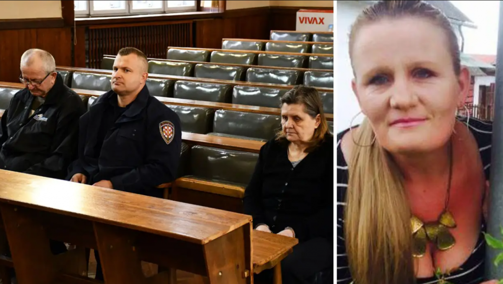 &lt;p&gt;Lijevo supružnici Karamazan uz policajca, desno Zorica Fadljević&lt;/p&gt;
