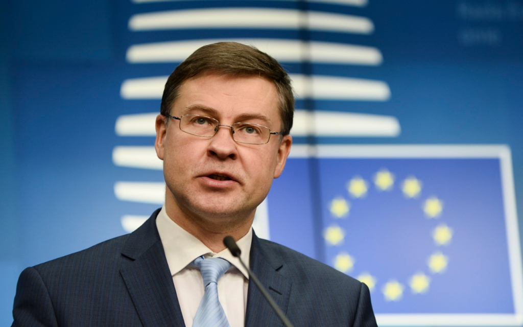&lt;p&gt;Valdis Dombrovskis&lt;/p&gt;
