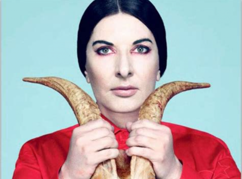 &lt;p&gt;Marina Abramović&lt;/p&gt;