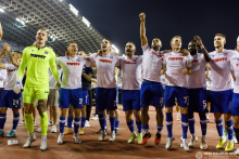 &lt;p&gt;Slavlje igrala Hajduka nakon pobjede nad Dinamom&lt;/p&gt;