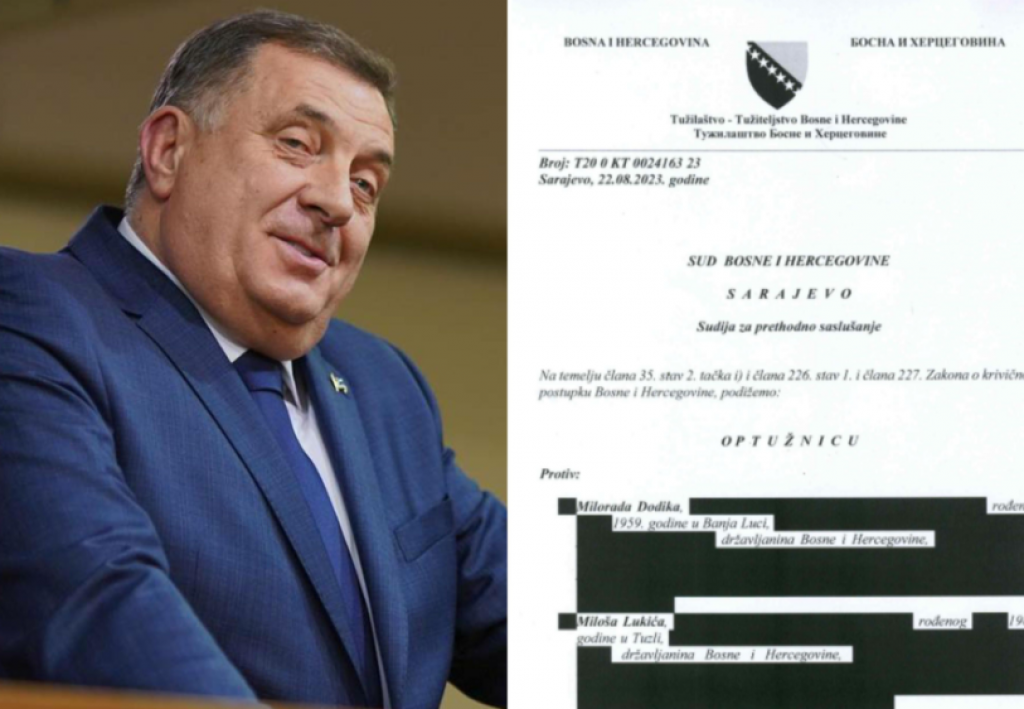 &lt;p&gt;Optužnica protiv Dodika&lt;/p&gt;