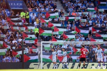 &lt;p&gt;Baskijski navijači izrazili solidarnost s Palestinom&lt;/p&gt;
