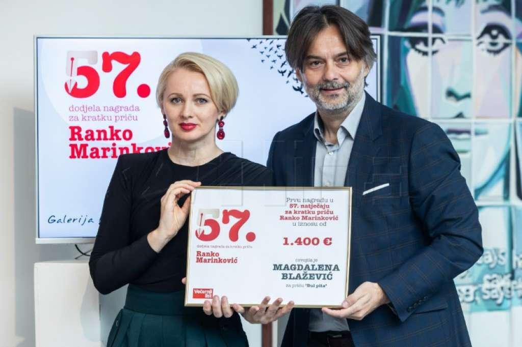 &lt;p&gt;Magdalena Blažević osvojila glavnu nagradu za kratku priču ”Ranko Marinković”&lt;/p&gt;