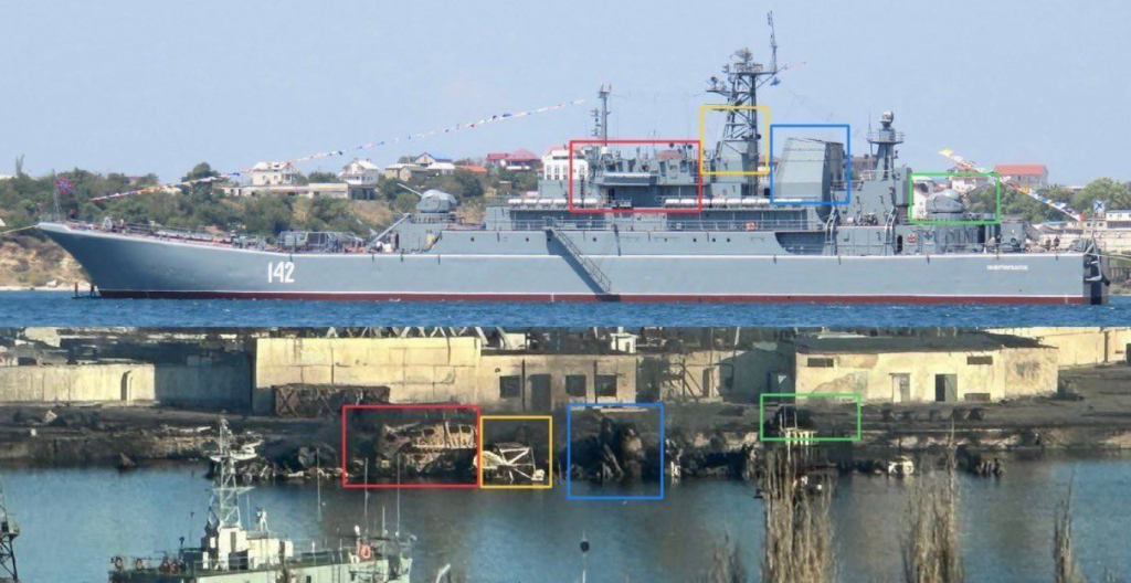 &lt;p&gt;Ukrajinci uništili ruski brod&lt;/p&gt;