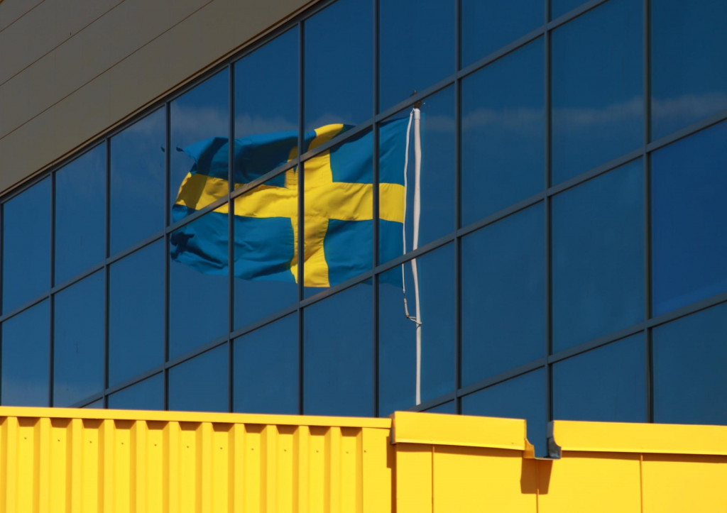 &lt;p&gt;Švedska zastava&lt;/p&gt;