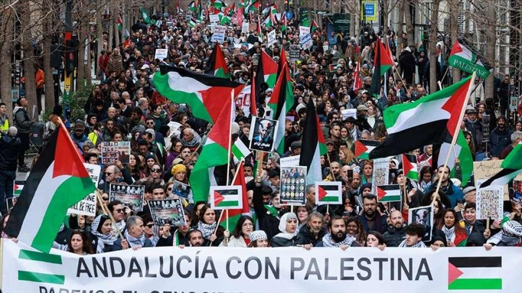 &lt;p&gt;Stotine tisuća Španjolaca na ulicama traži zaustavljanje ”genocida u Palestini”&lt;/p&gt;