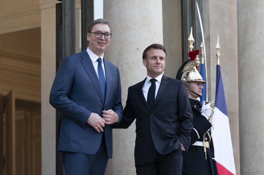 &lt;p&gt;Emanuel Macron i Aleksandar Vučić&lt;/p&gt;