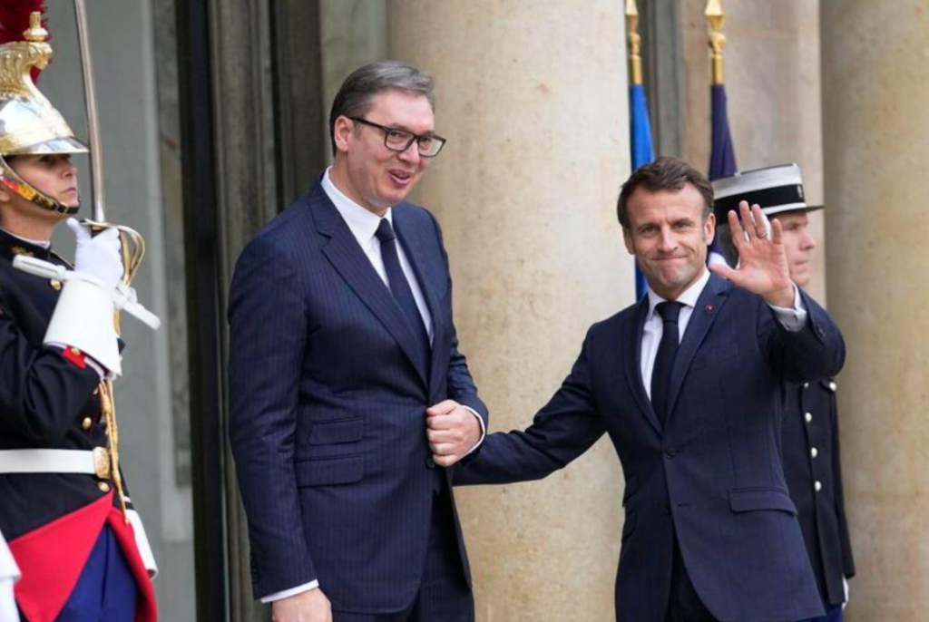 &lt;p&gt;Vučić i Macron&lt;/p&gt;
