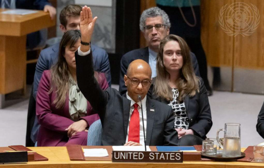 &lt;p&gt;Sjedinjene Države uložile veto na rezoluciju UN-a o palestinskoj državnosti&lt;/p&gt;