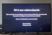 &lt;p&gt;Poruka na belgijskoj televiziji&lt;/p&gt;
