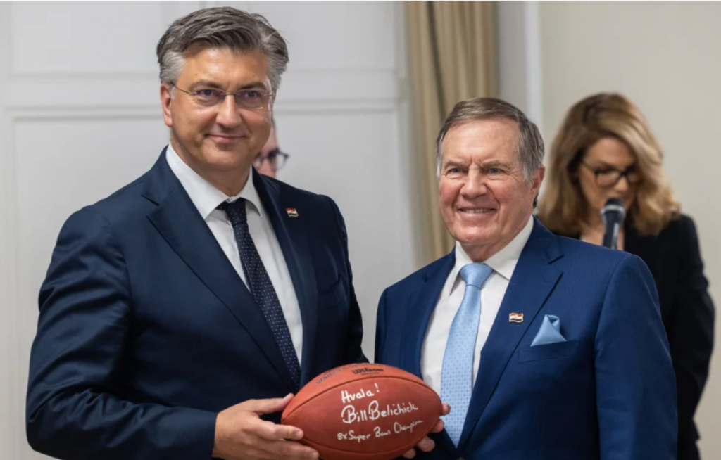 &lt;p&gt;Andrej Plenković i Bill Belichick&lt;/p&gt;