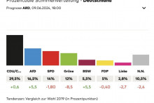 &lt;p&gt;Izbori za EP: Altenerativa za Njemačku (AfD) osvojila šest mandata više nego na izborima 2019.&lt;/p&gt;