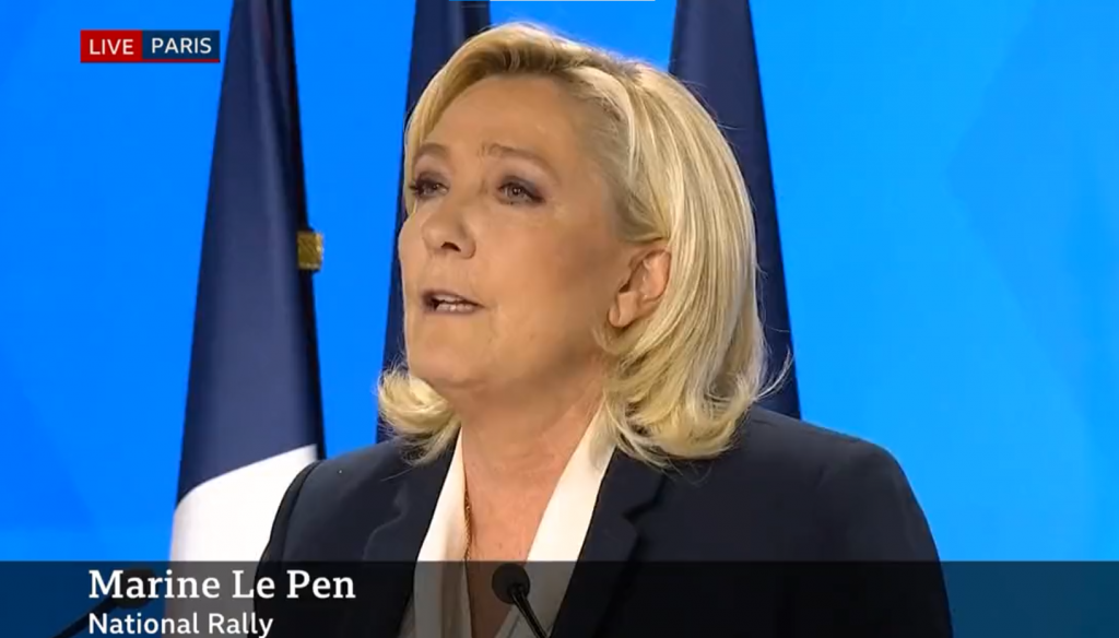 &lt;p&gt;Marine Le Pen&lt;/p&gt;