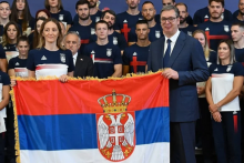 &lt;p&gt;Vučić sa srpskim olimpijcima&lt;/p&gt;