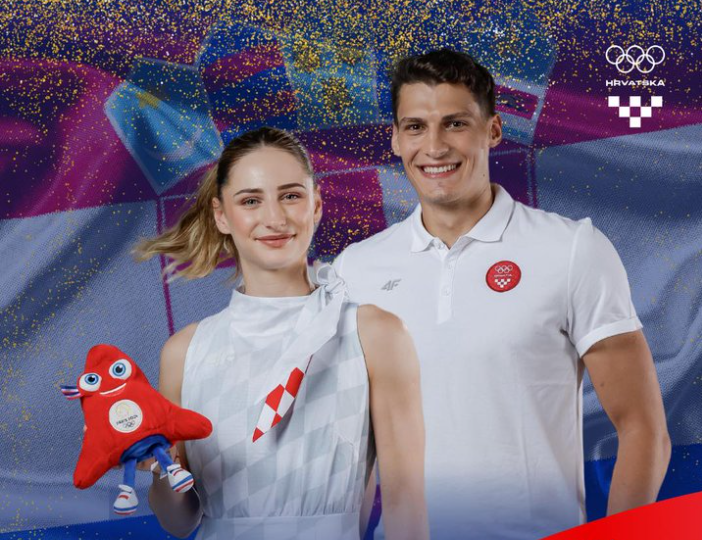 Lena Stojković i Ivan Šapina će nositi hrvatsku zastavu na zatvranju Olimpijskih igara