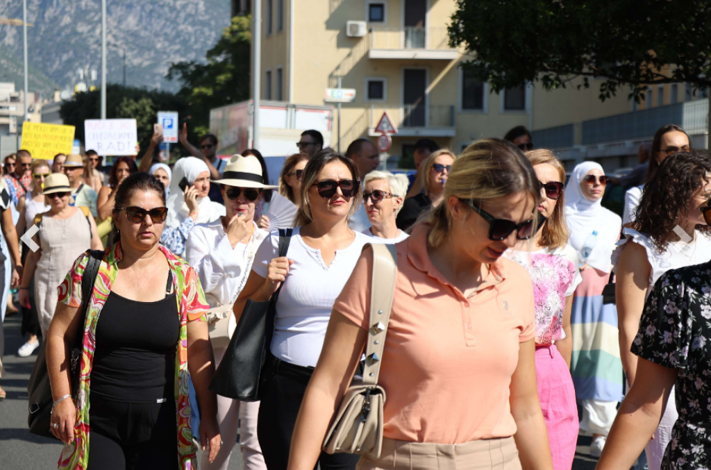 &lt;p&gt;Prosvjetari u HNŽ stupili u generalni štrajk i održali prosvjednu šetnju&lt;/p&gt;