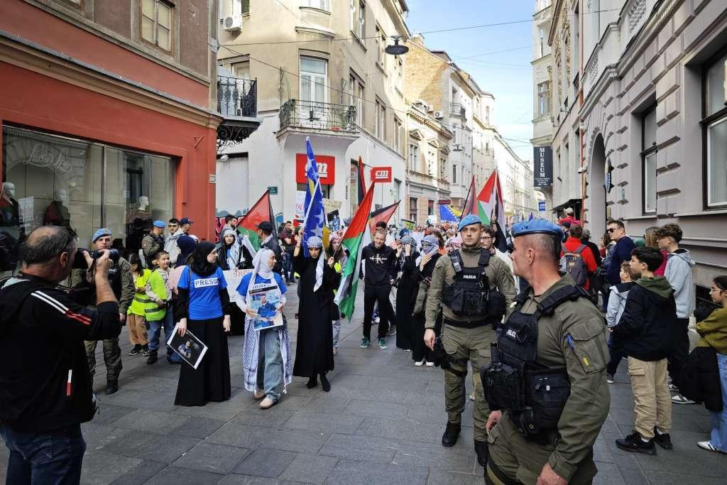 &lt;p&gt;U Sarajevu održana prosvjedna šetnja u znak podrške palestinskom narodu&lt;/p&gt;